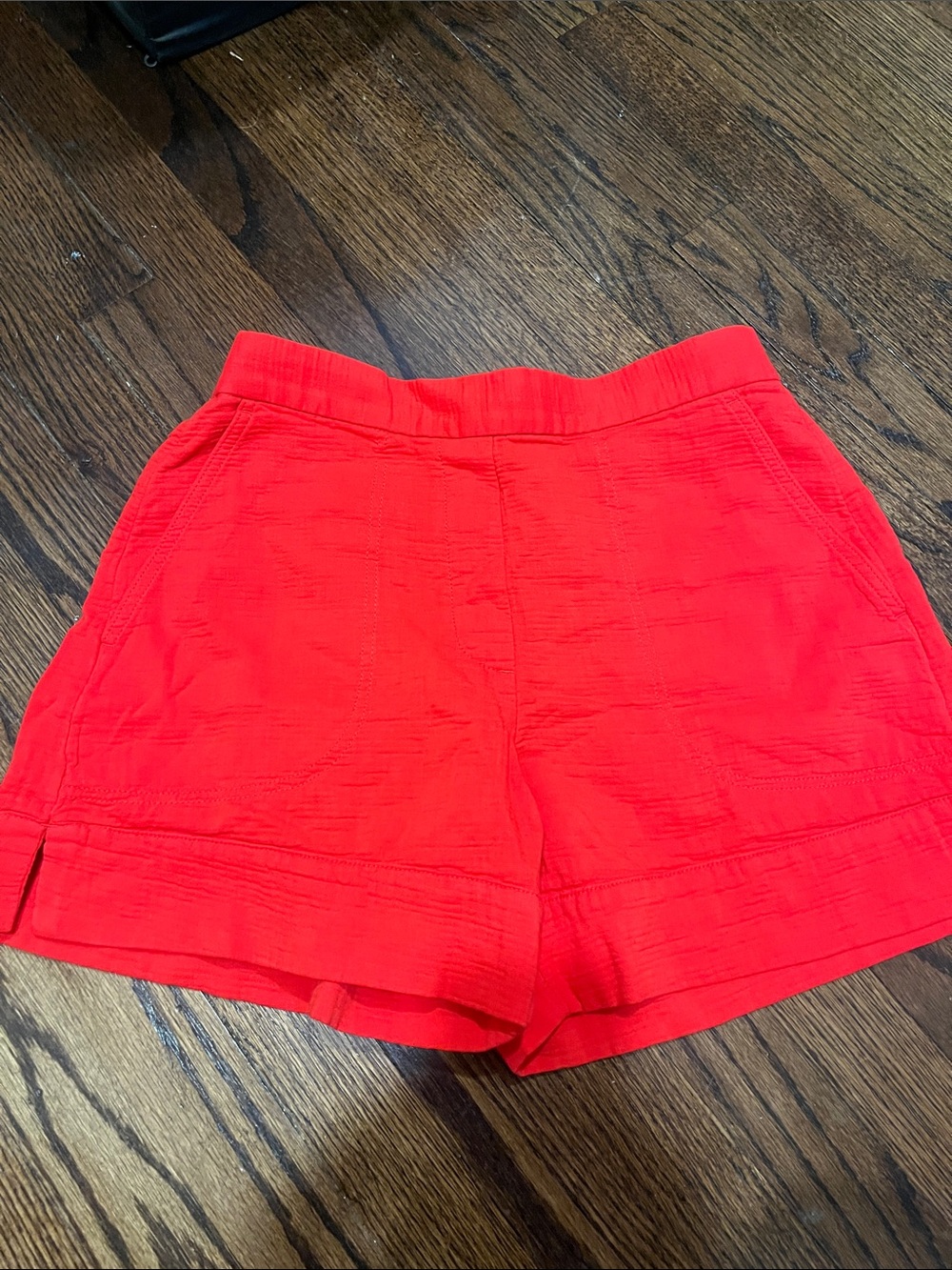 Banana Republic Factory Bright Red High-Waist Women's Shorts